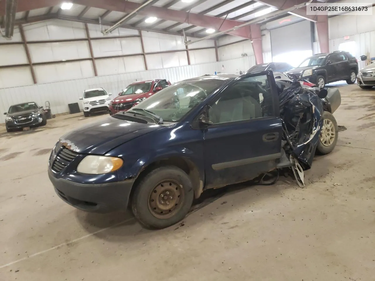 2006 Dodge Caravan Se VIN: 1D4GP25E16B631673 Lot: 56276074