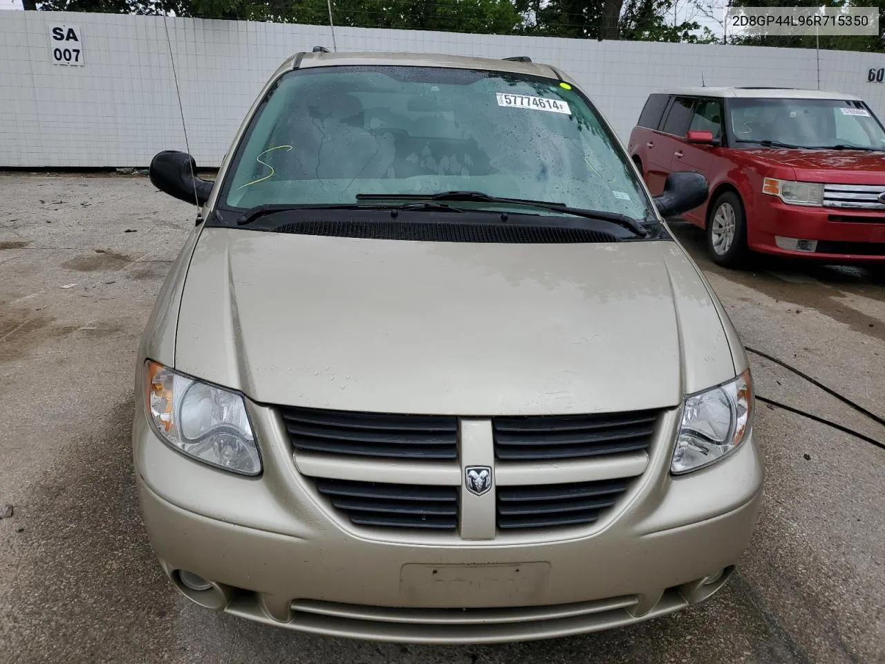 2006 Dodge Grand Caravan Sxt VIN: 2D8GP44L96R715350 Lot: 57774614