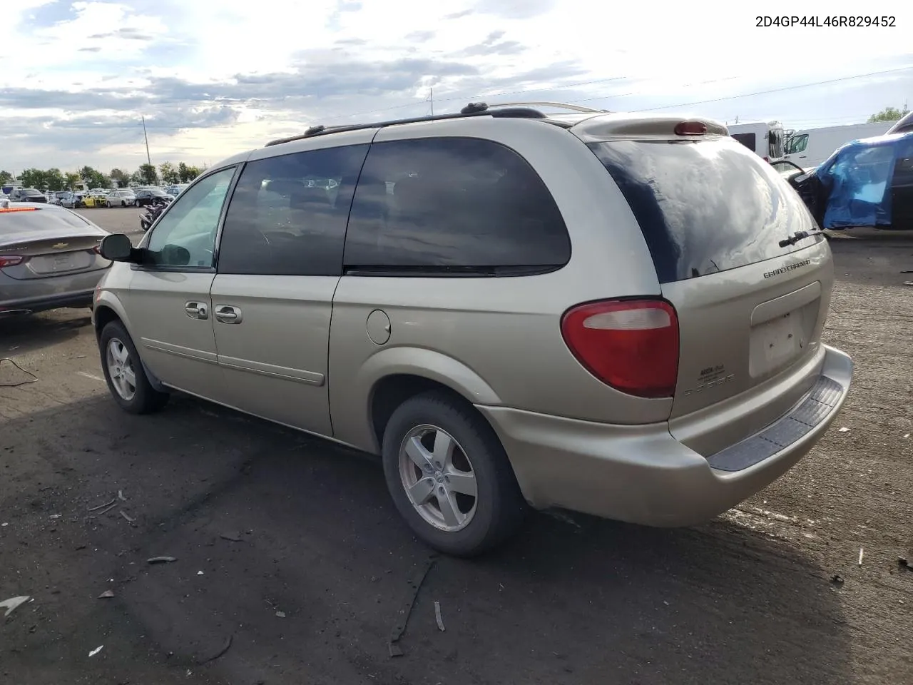 2006 Dodge Grand Caravan Sxt VIN: 2D4GP44L46R829452 Lot: 61170714