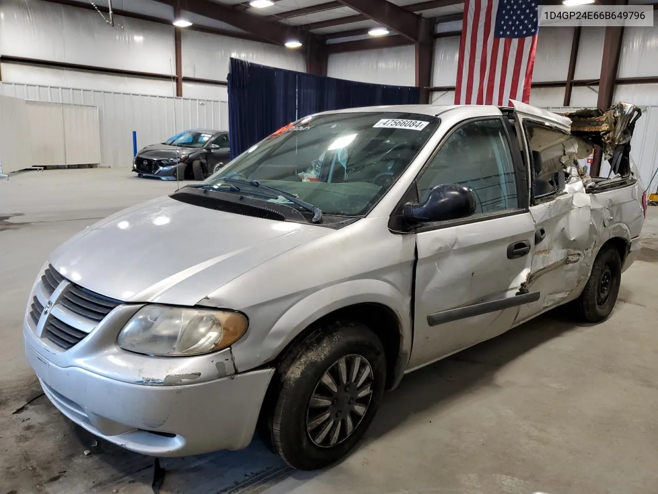 2006 Dodge Grand Caravan Se VIN: 1D4GP24E66B649796 Lot: 64691434