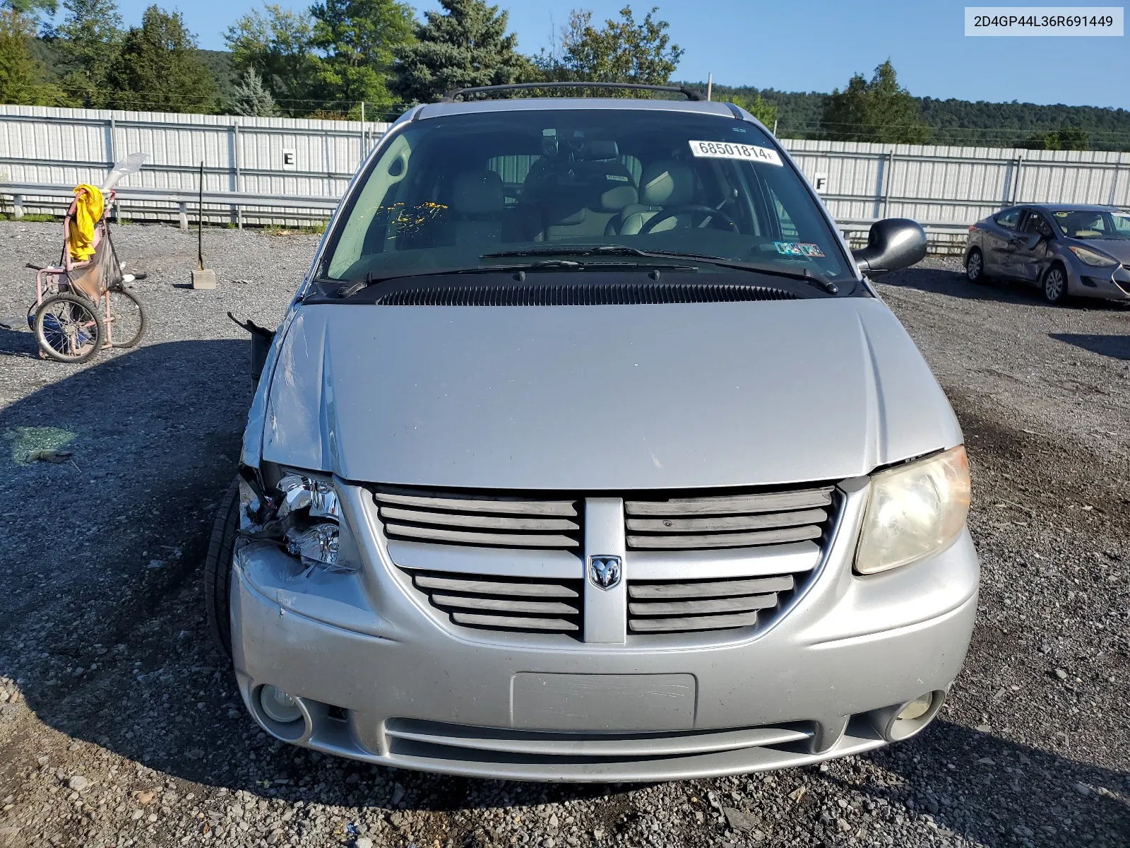 2006 Dodge Grand Caravan Sxt VIN: 2D4GP44L36R691449 Lot: 68501814