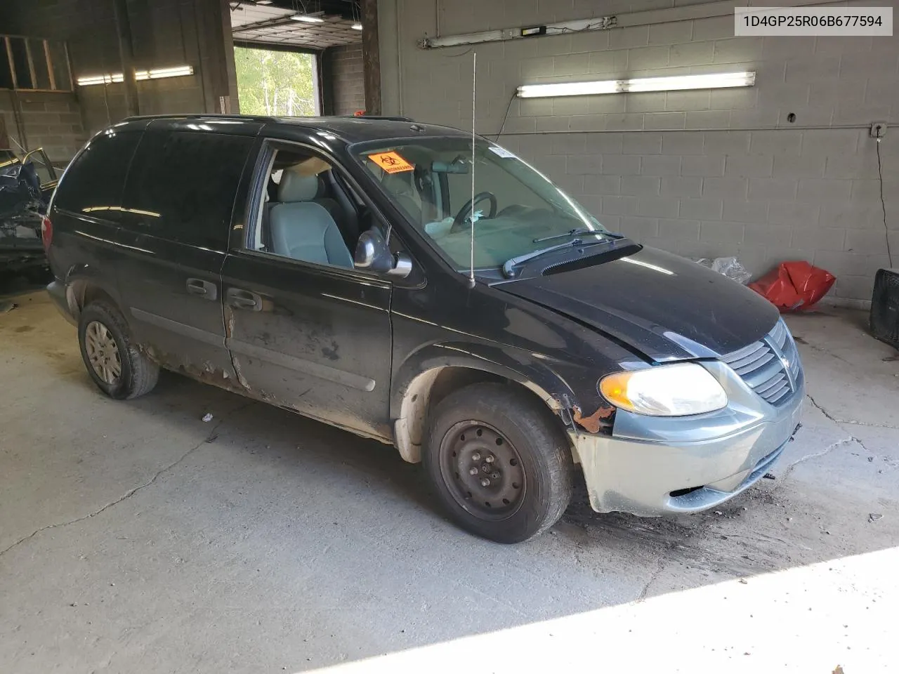 2006 Dodge Caravan Se VIN: 1D4GP25R06B677594 Lot: 70475854