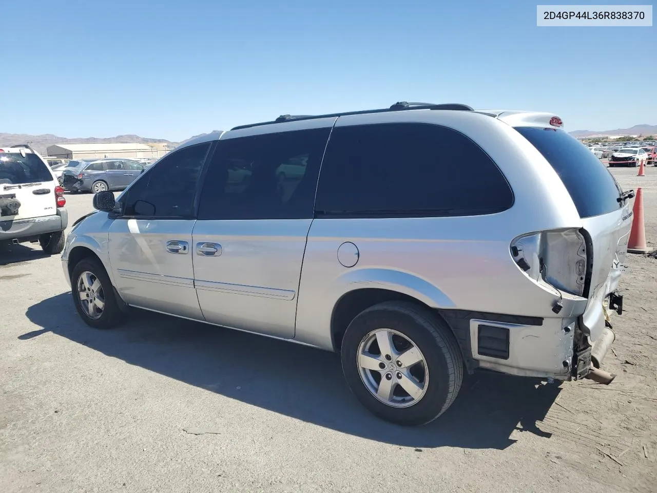 2006 Dodge Grand Caravan Sxt VIN: 2D4GP44L36R838370 Lot: 71975804