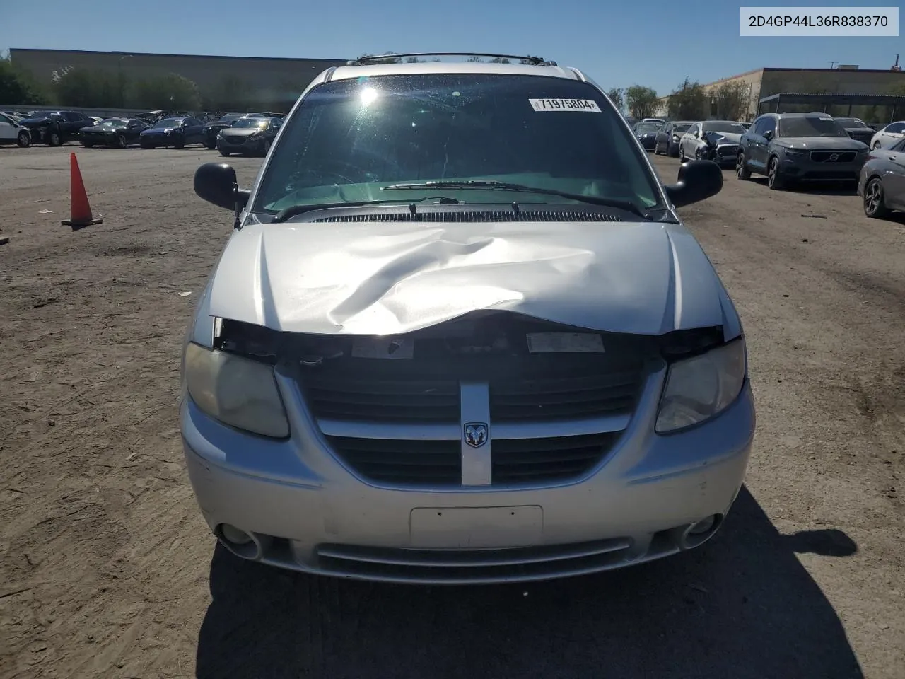 2D4GP44L36R838370 2006 Dodge Grand Caravan Sxt