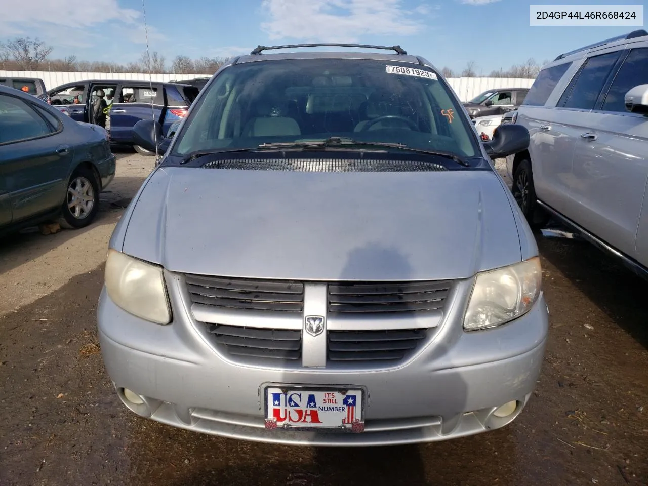 2D4GP44L46R668424 2006 Dodge Grand Caravan Sxt