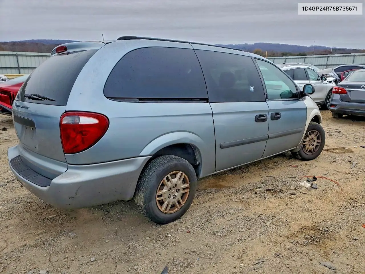 1D4GP24R76B735671 2006 Dodge Grand Caravan Se