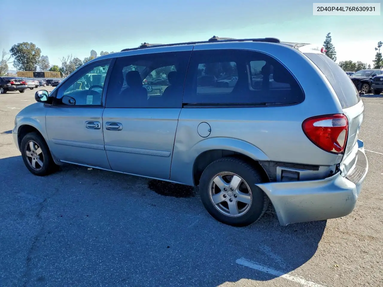 2D4GP44L76R630931 2006 Dodge Grand Caravan Sxt