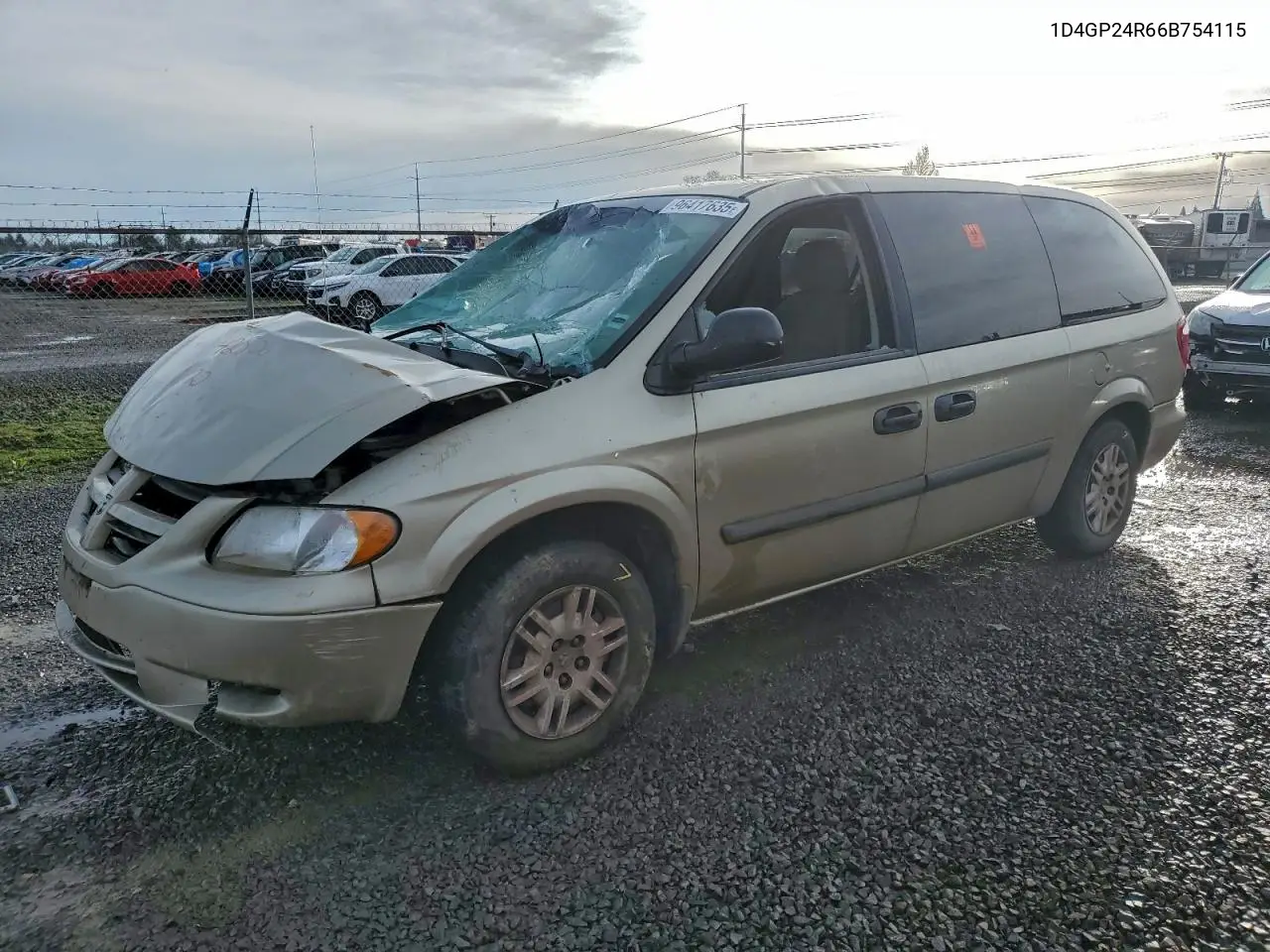 1D4GP24R66B754115 2006 Dodge Grand Caravan Se