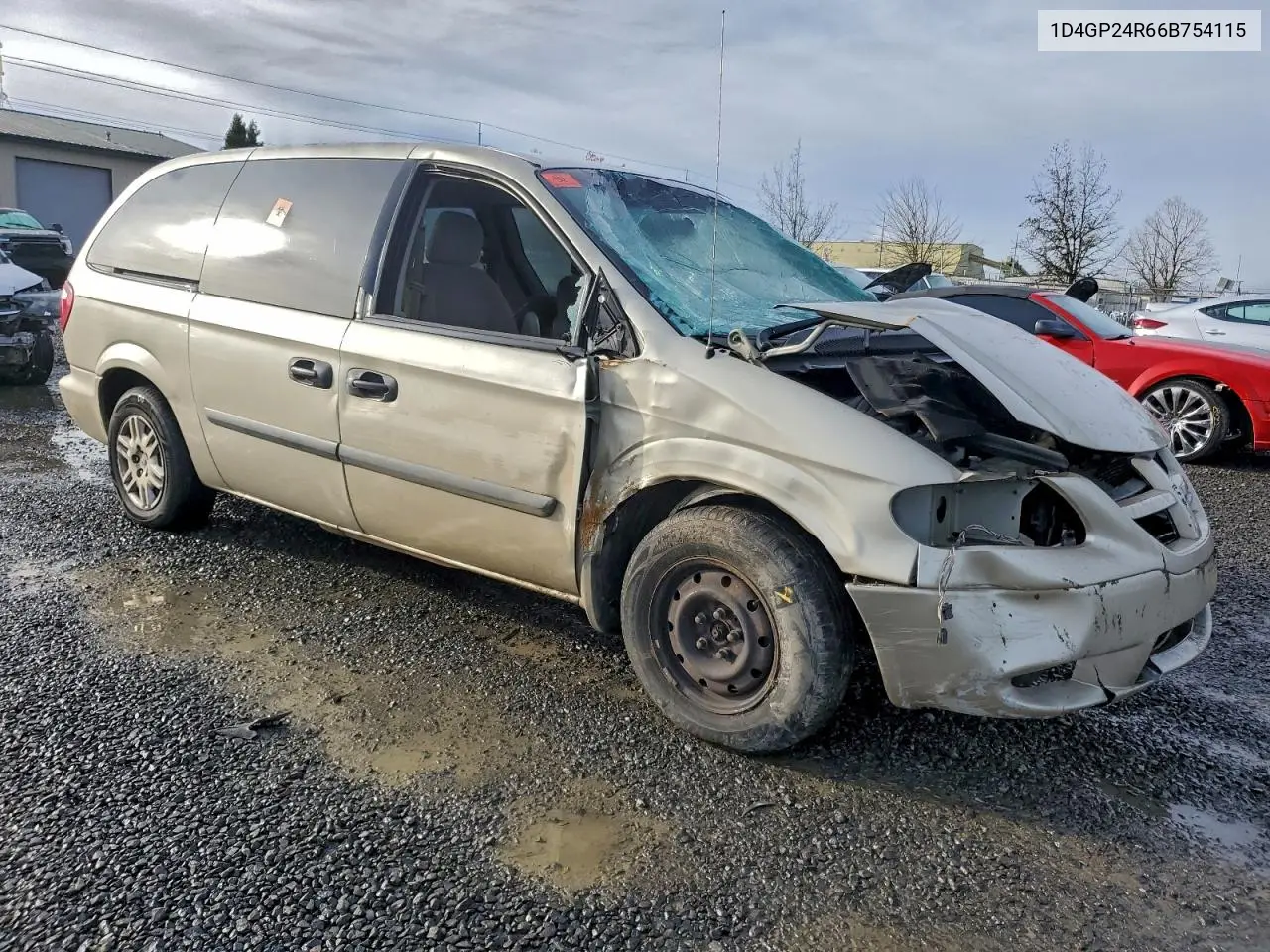 1D4GP24R66B754115 2006 Dodge Grand Caravan Se