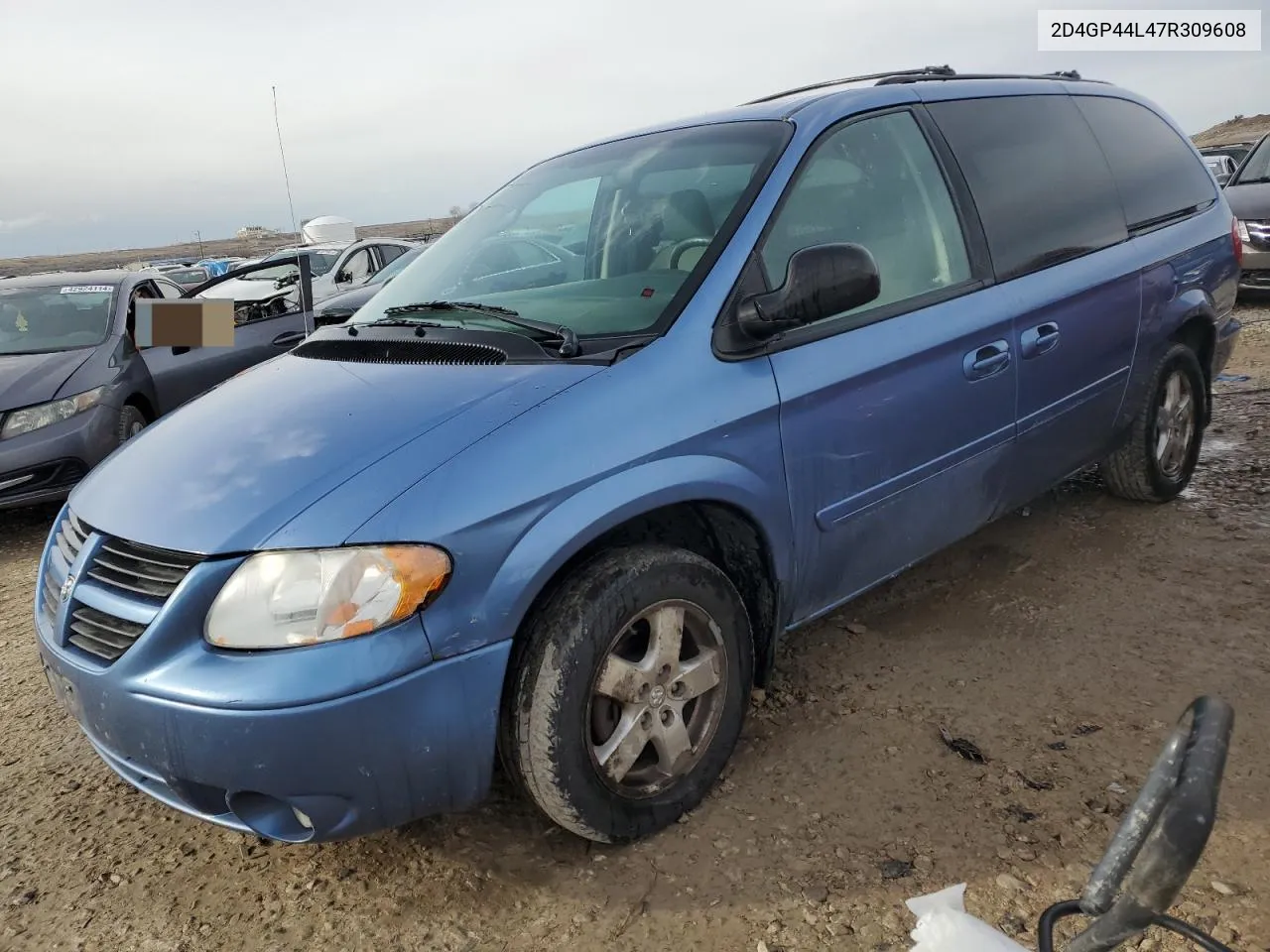 2007 Dodge Grand Caravan Sxt VIN: 2D4GP44L47R309608 Lot: 41958314