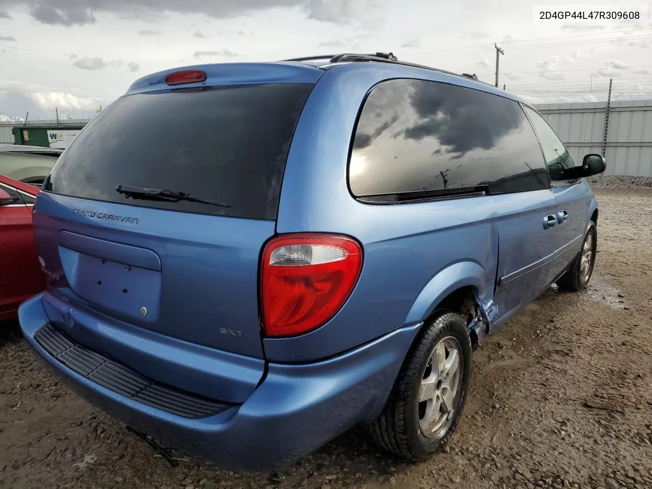 2007 Dodge Grand Caravan Sxt VIN: 2D4GP44L47R309608 Lot: 41958314