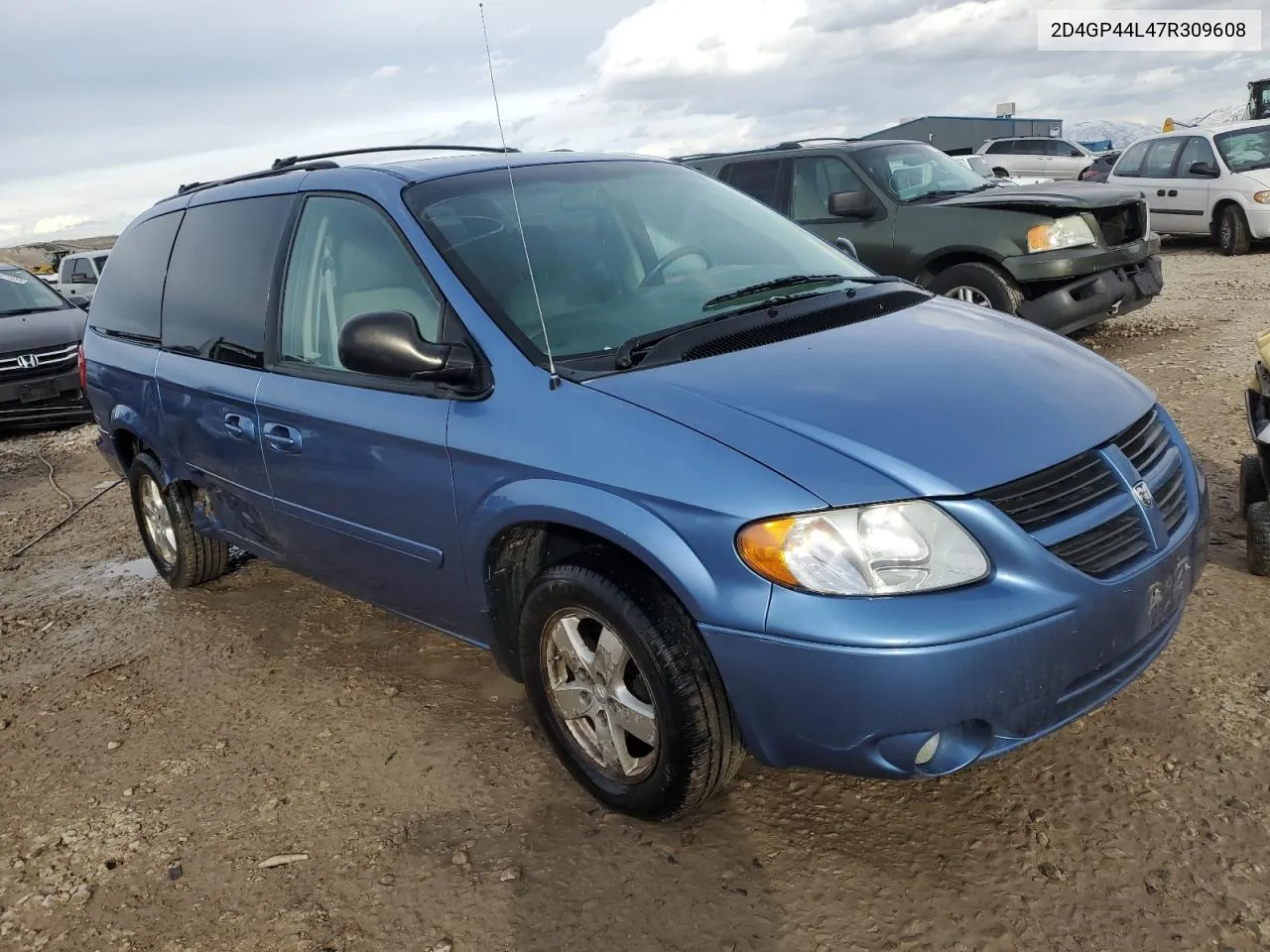 2007 Dodge Grand Caravan Sxt VIN: 2D4GP44L47R309608 Lot: 41958314