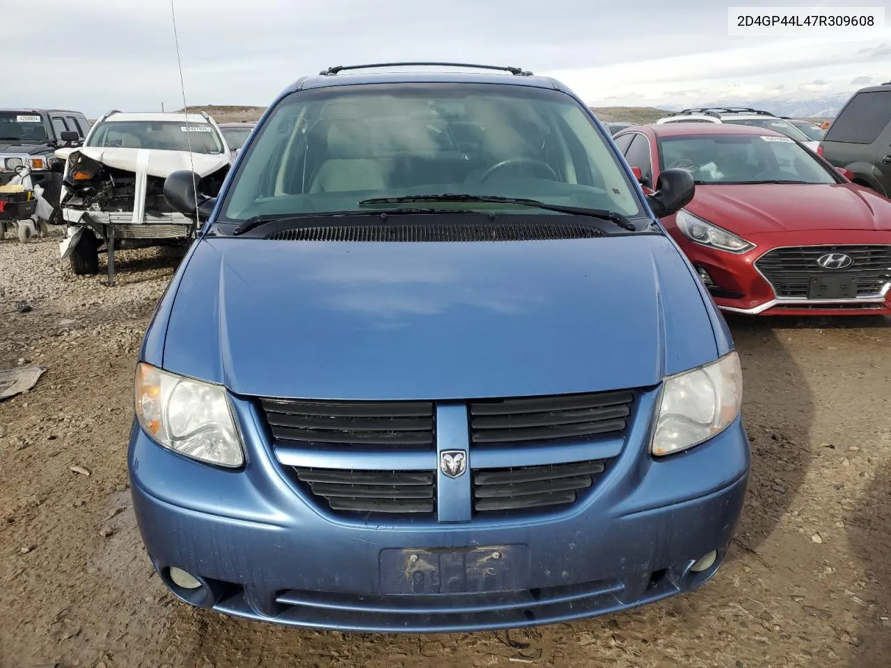 2007 Dodge Grand Caravan Sxt VIN: 2D4GP44L47R309608 Lot: 41958314