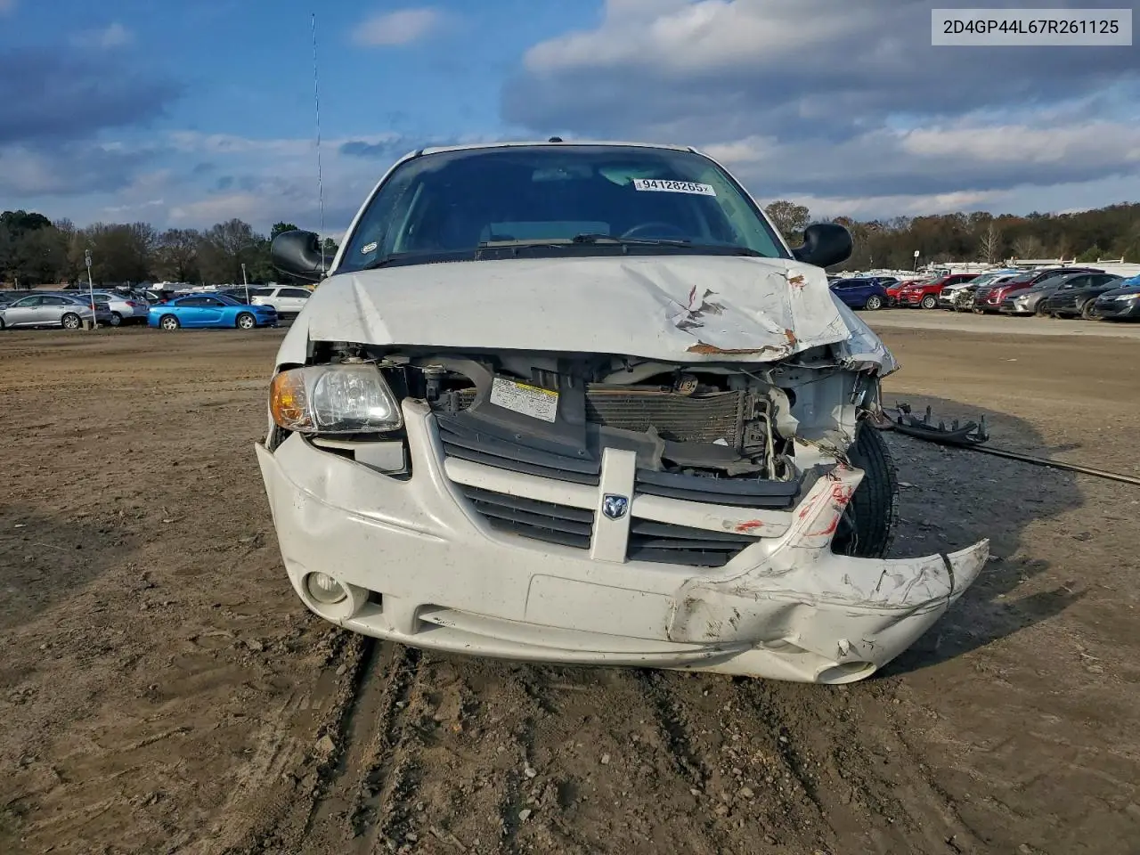 2D4GP44L67R261125 2007 Dodge Grand Caravan Sxt