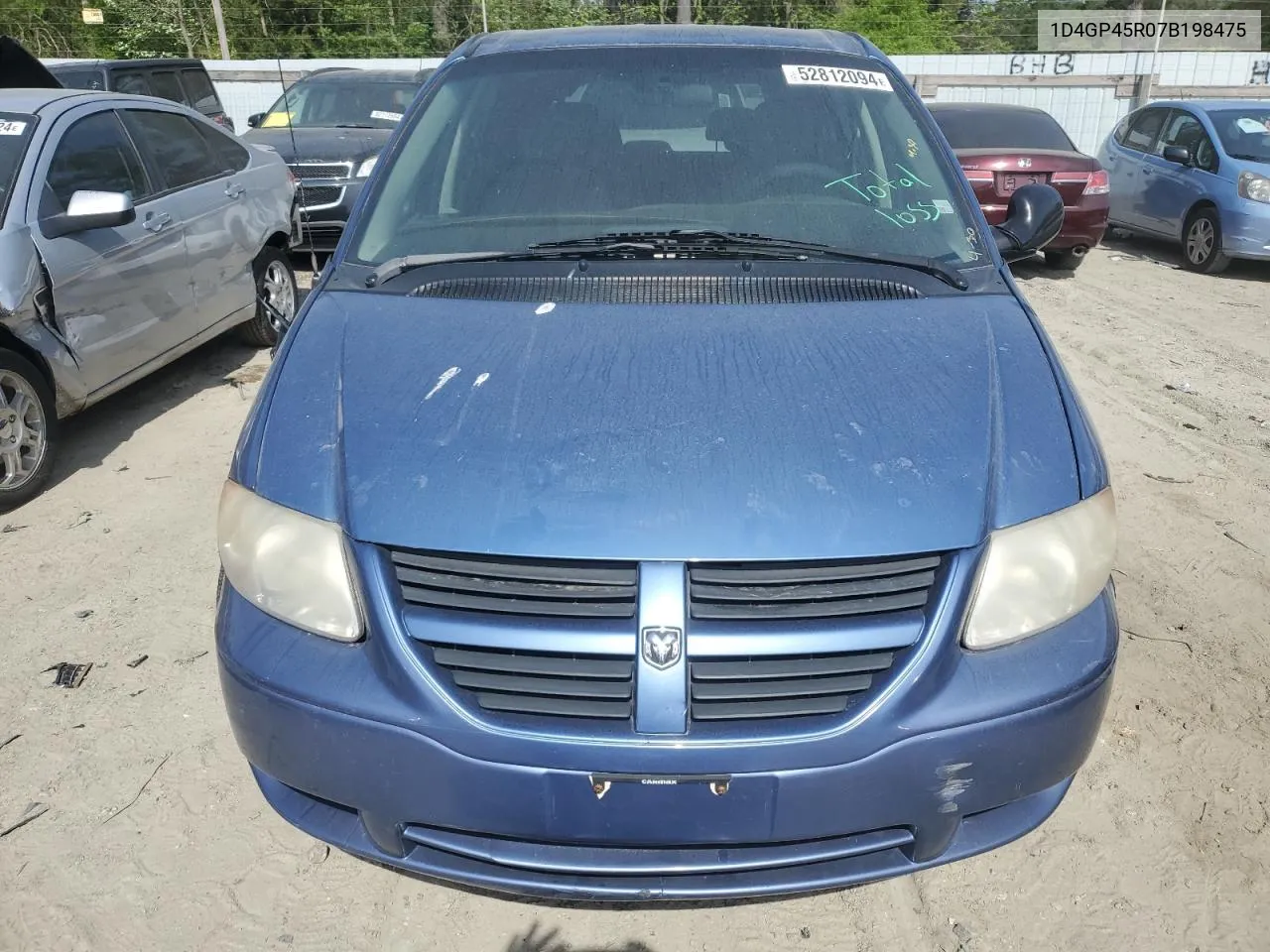 1D4GP45R07B198475 2007 Dodge Caravan Sxt