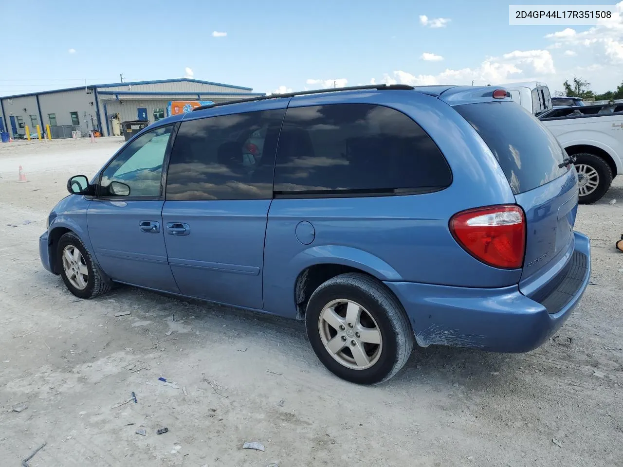 2007 Dodge Grand Caravan Sxt VIN: 2D4GP44L17R351508 Lot: 52912604