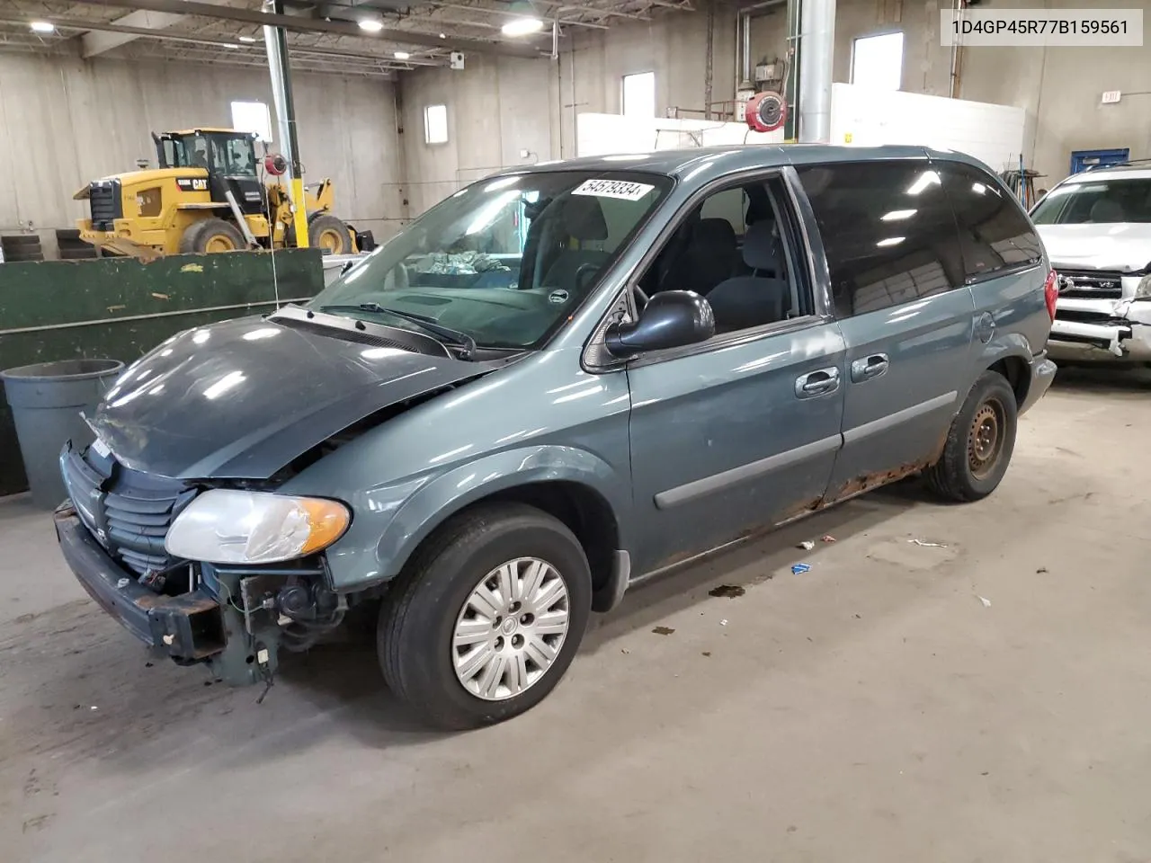 2007 Dodge Caravan Sxt VIN: 1D4GP45R77B159561 Lot: 54579334