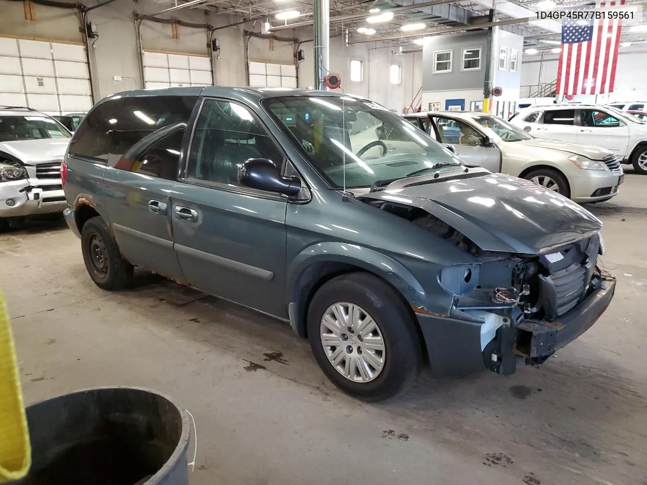 2007 Dodge Caravan Sxt VIN: 1D4GP45R77B159561 Lot: 54579334