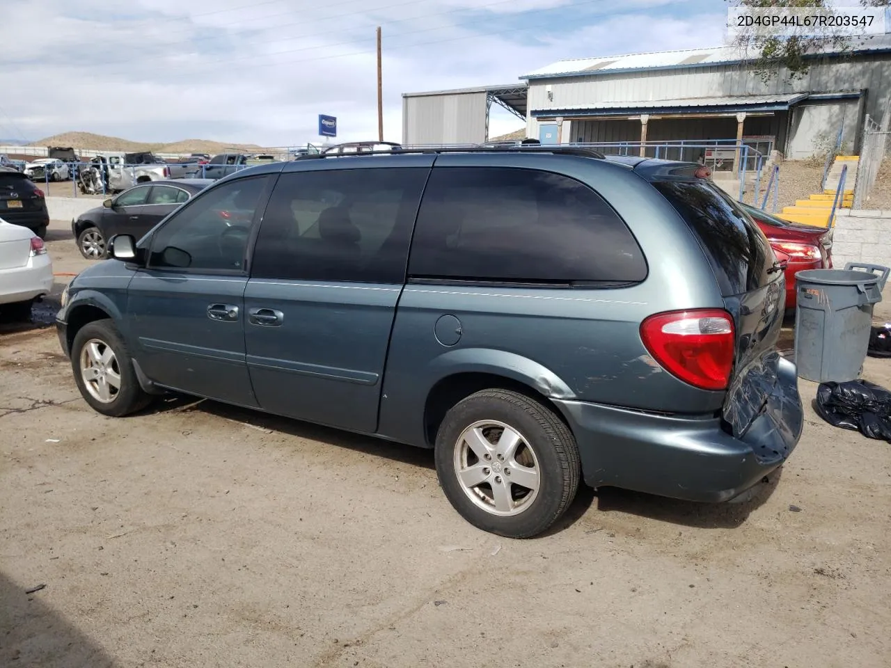 2007 Dodge Grand Caravan Sxt VIN: 2D4GP44L67R203547 Lot: 54887454