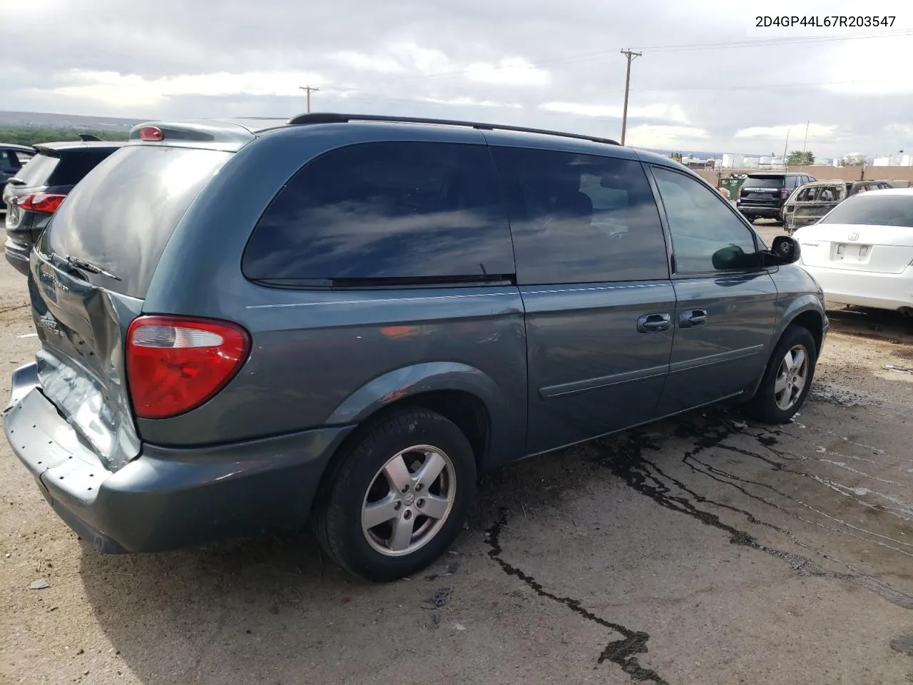 2D4GP44L67R203547 2007 Dodge Grand Caravan Sxt