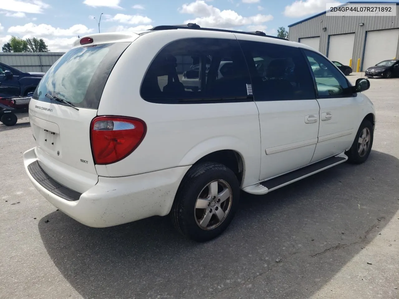 2007 Dodge Grand Caravan Sxt VIN: 2D4GP44L07R271892 Lot: 55109914