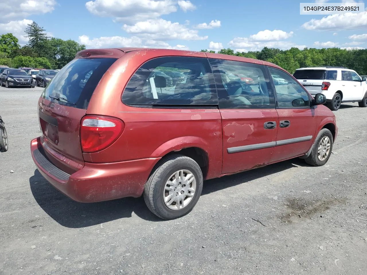 2007 Dodge Grand Caravan Se VIN: 1D4GP24E37B249521 Lot: 57067294