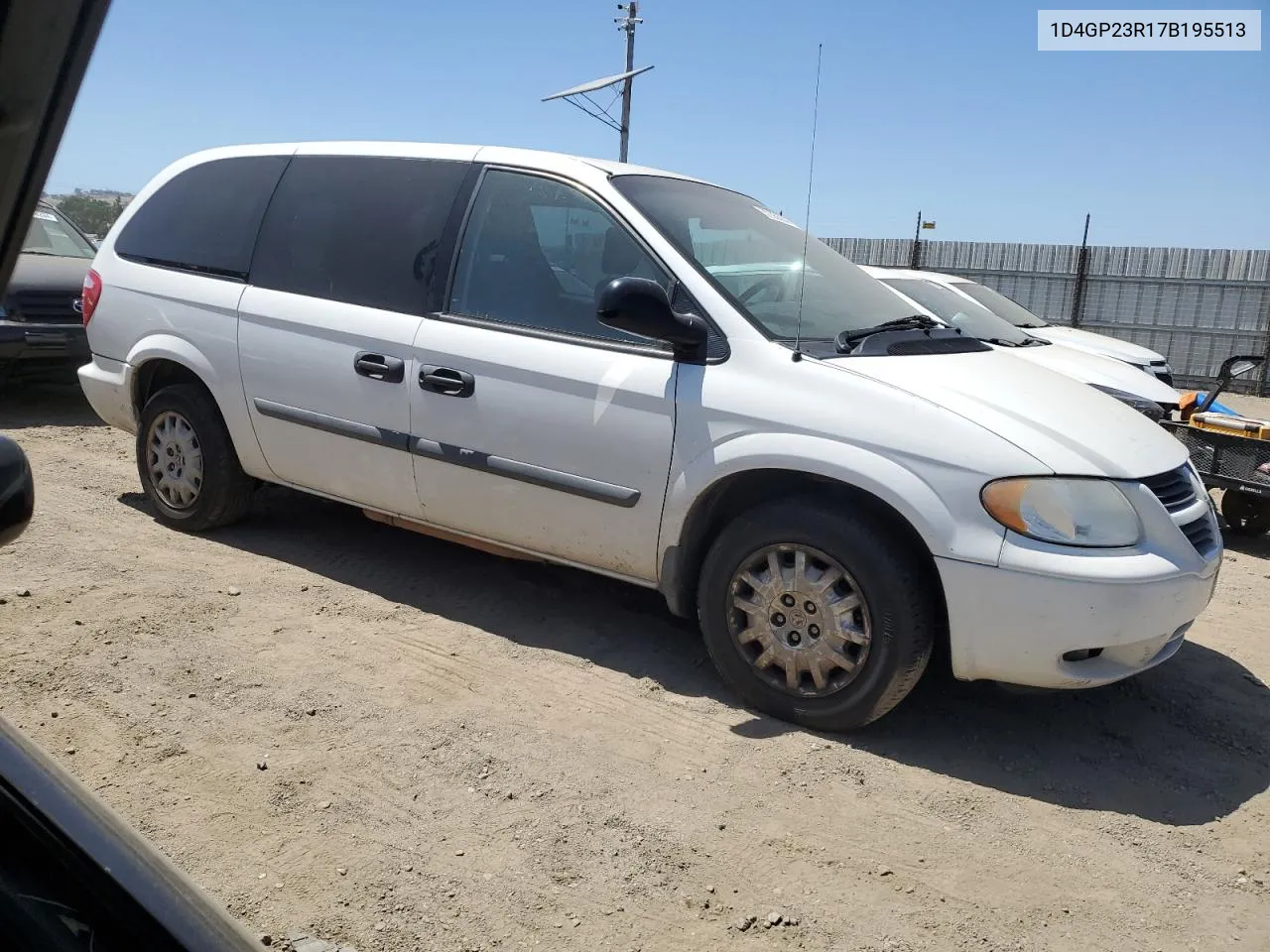 2007 Dodge Grand Caravan C/V VIN: 1D4GP23R17B195513 Lot: 57356944