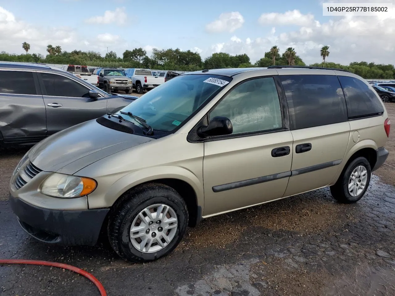 2007 Dodge Caravan Se VIN: 1D4GP25R77B185002 Lot: 60085154