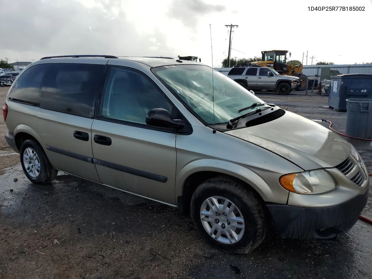 2007 Dodge Caravan Se VIN: 1D4GP25R77B185002 Lot: 60085154