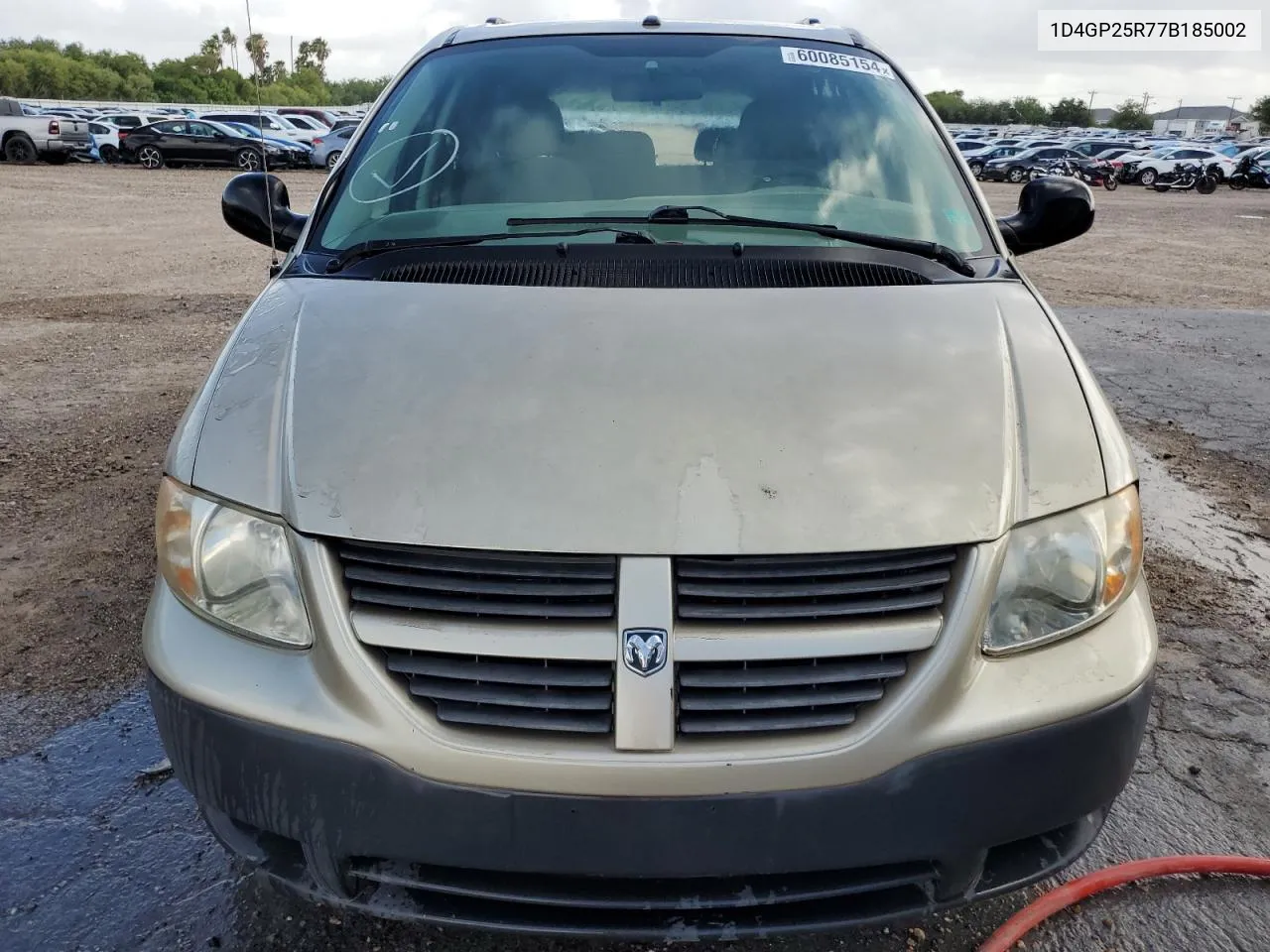 2007 Dodge Caravan Se VIN: 1D4GP25R77B185002 Lot: 60085154