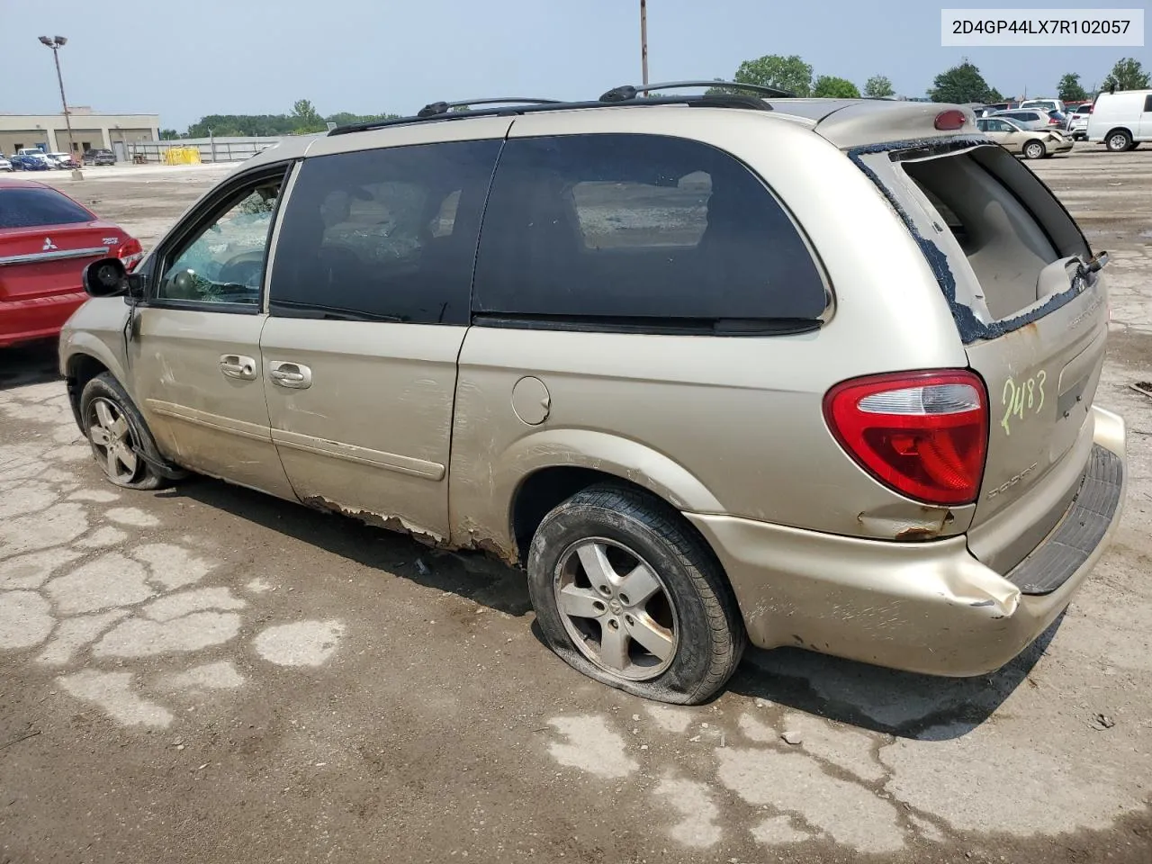 2007 Dodge Grand Caravan Sxt VIN: 2D4GP44LX7R102057 Lot: 63629274