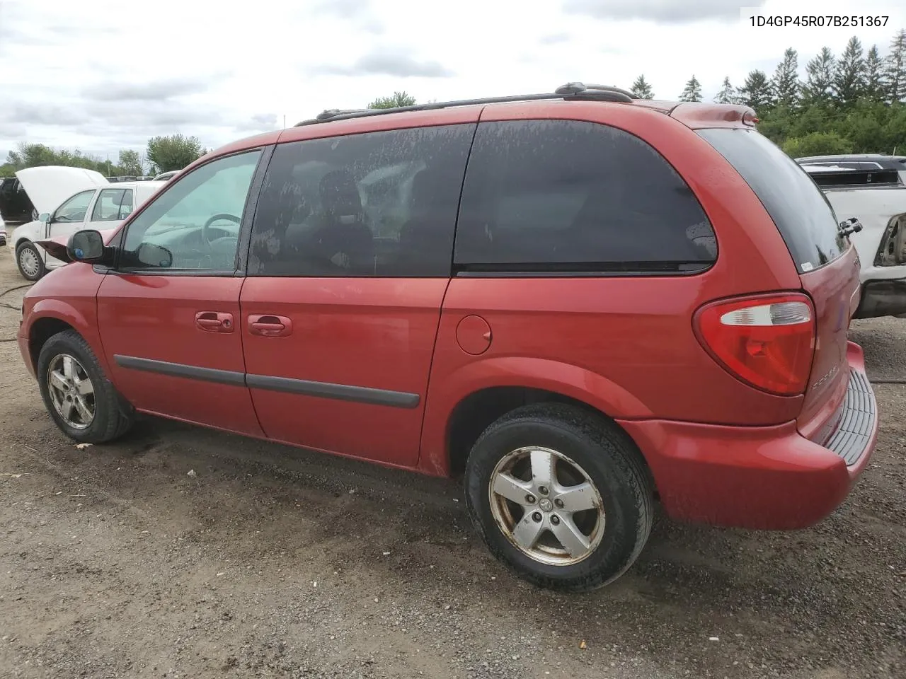 2007 Dodge Caravan Sxt VIN: 1D4GP45R07B251367 Lot: 65964774