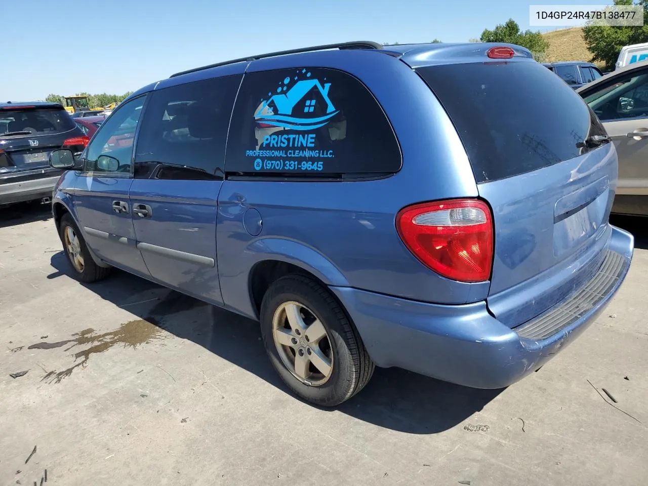 2007 Dodge Grand Caravan Se VIN: 1D4GP24R47B138477 Lot: 70322154