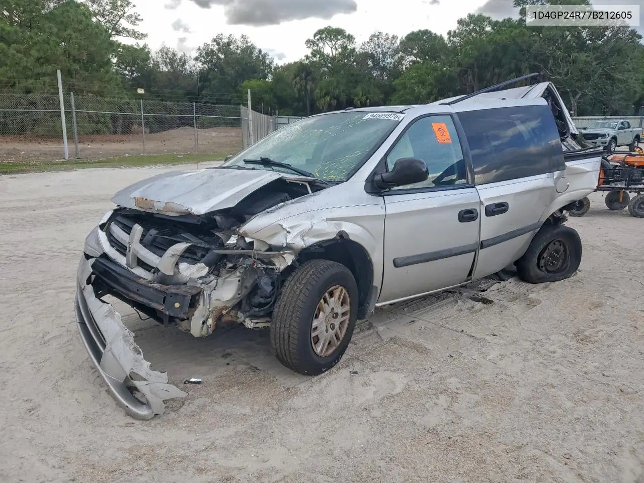 1D4GP24R77B212605 2007 Dodge Grand Caravan Se