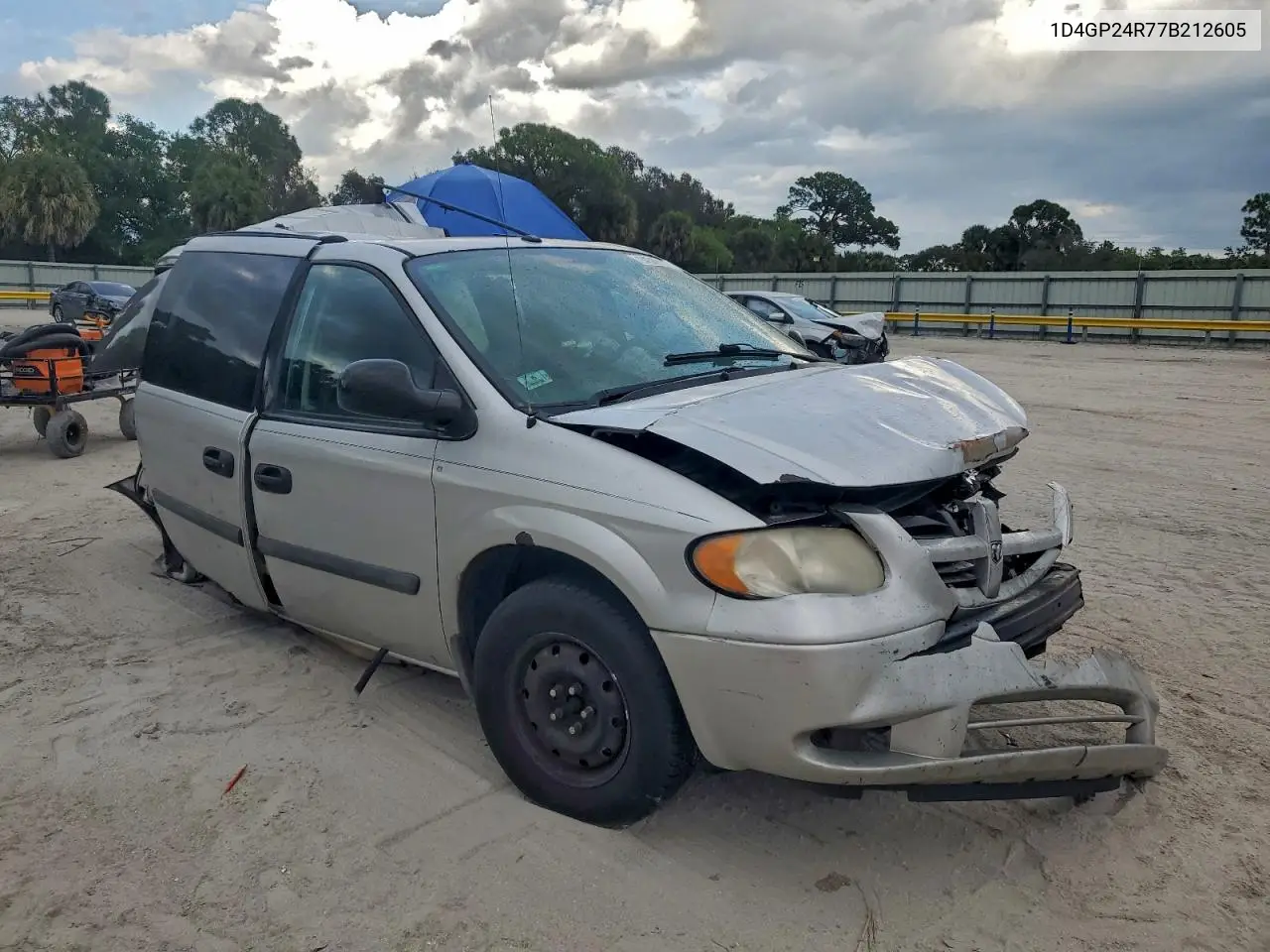 1D4GP24R77B212605 2007 Dodge Grand Caravan Se