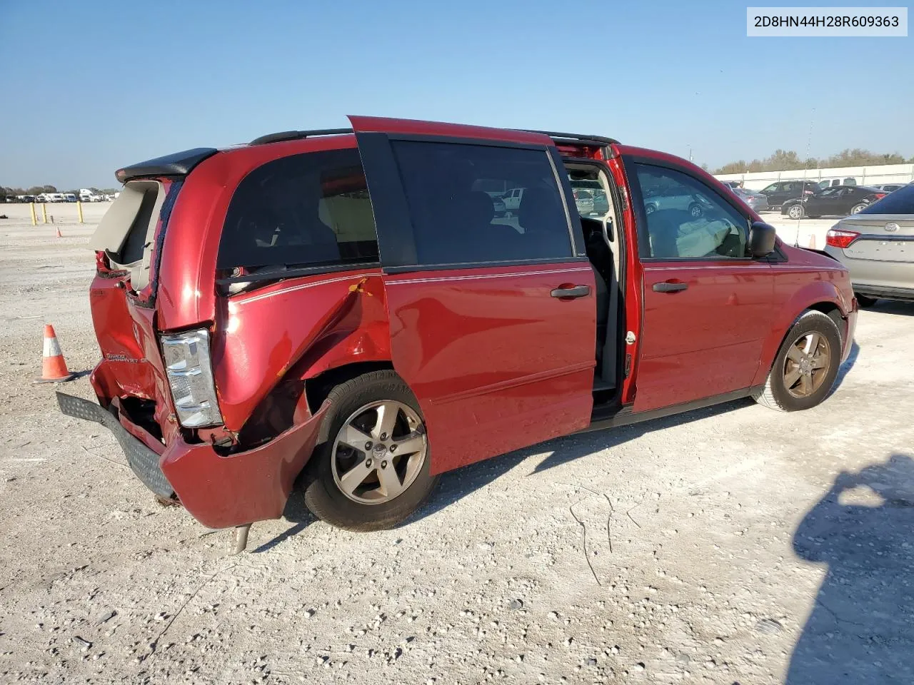 2008 Dodge Grand Caravan Se VIN: 2D8HN44H28R609363 Lot: 44047064