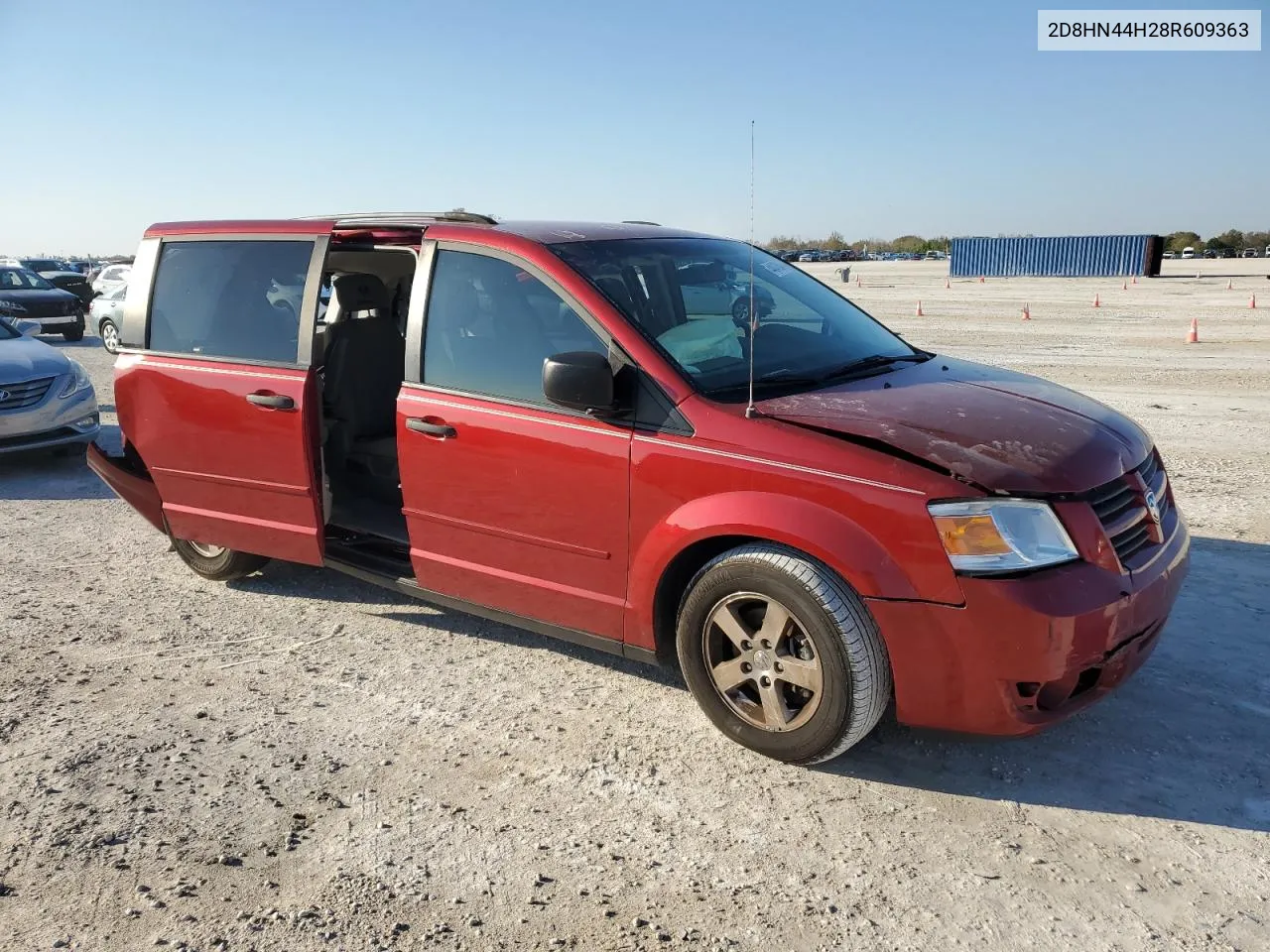 2008 Dodge Grand Caravan Se VIN: 2D8HN44H28R609363 Lot: 44047064