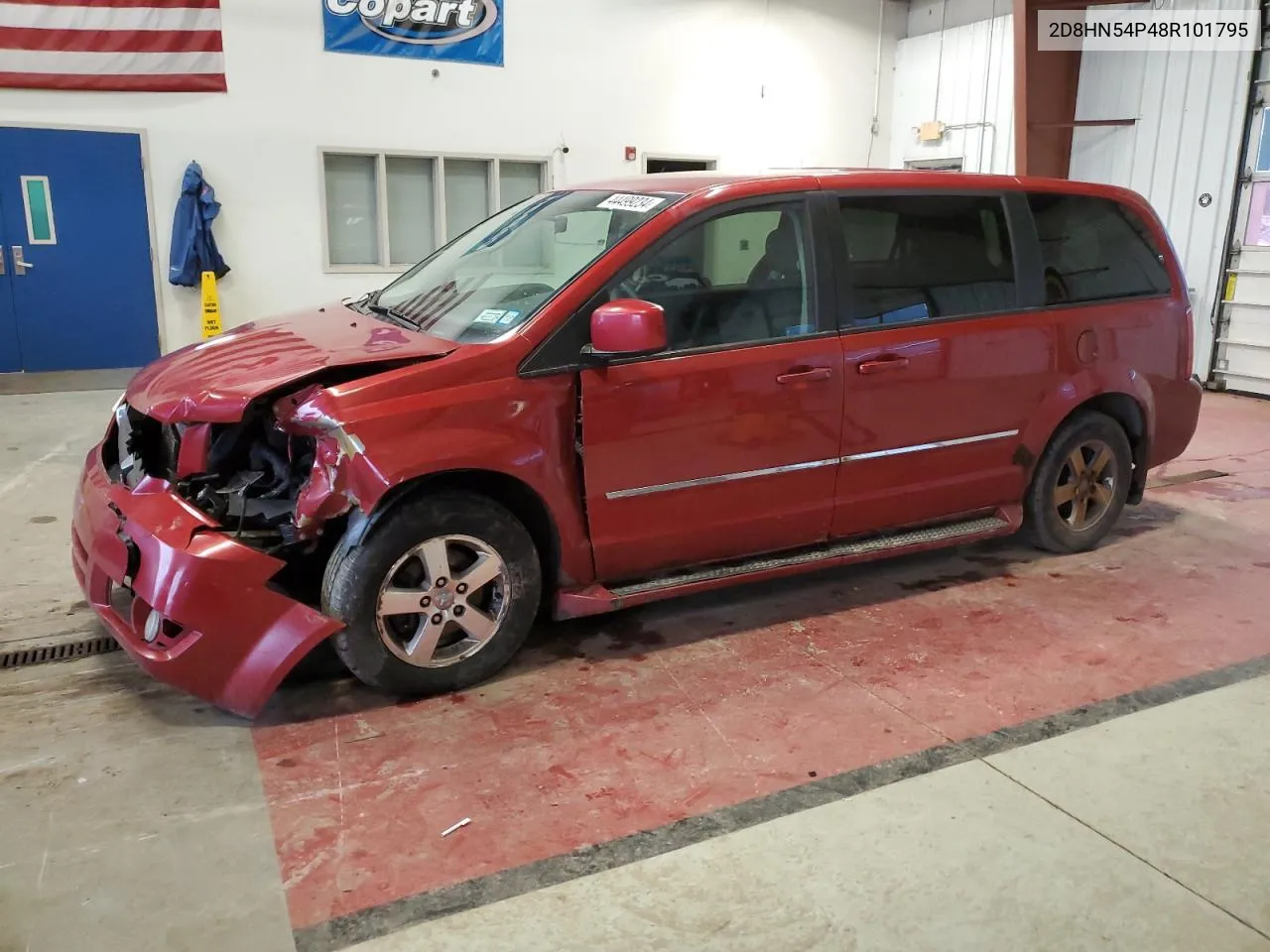 2008 Dodge Grand Caravan Sxt VIN: 2D8HN54P48R101795 Lot: 44499234