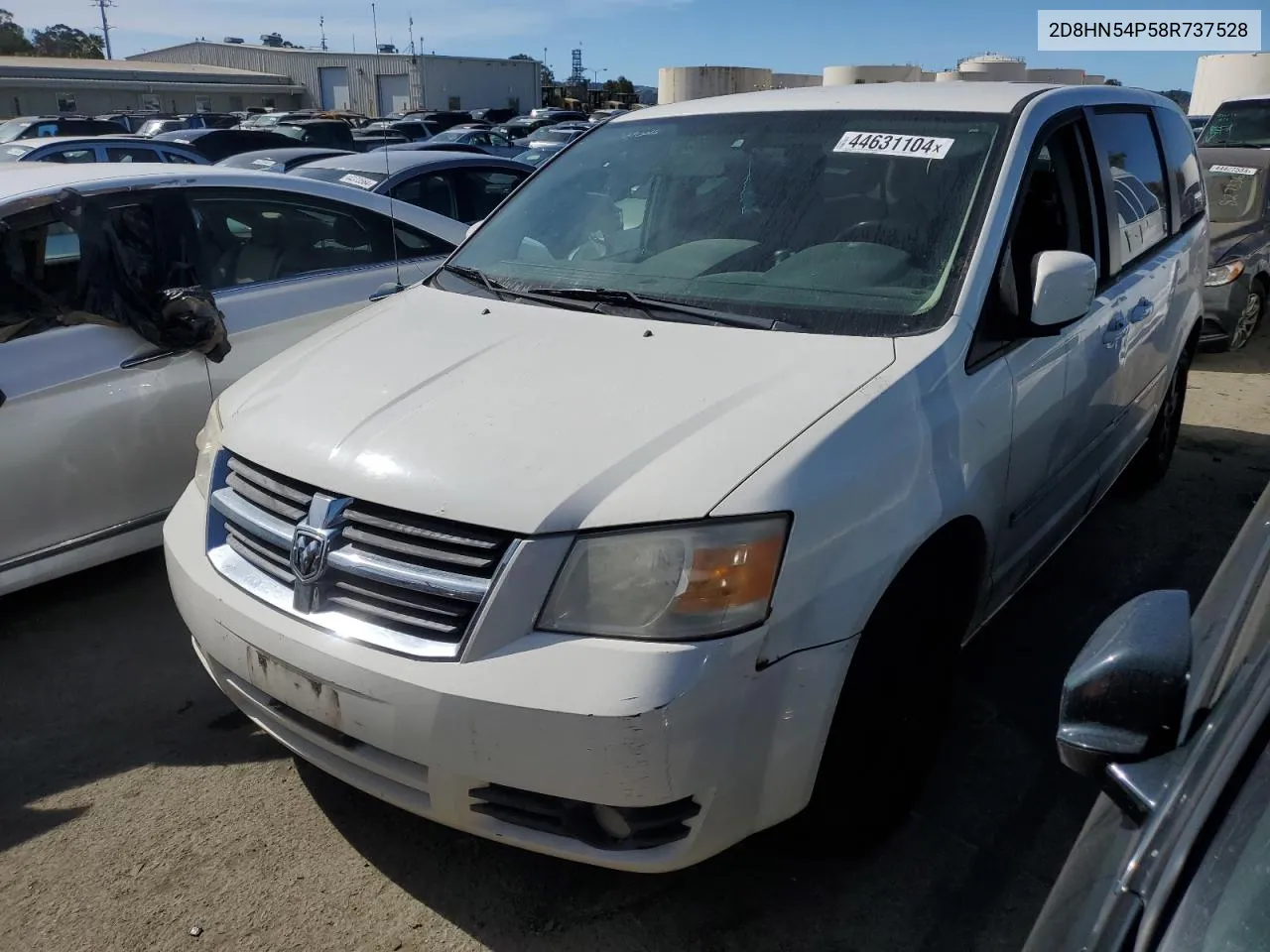 2D8HN54P58R737528 2008 Dodge Grand Caravan Sxt