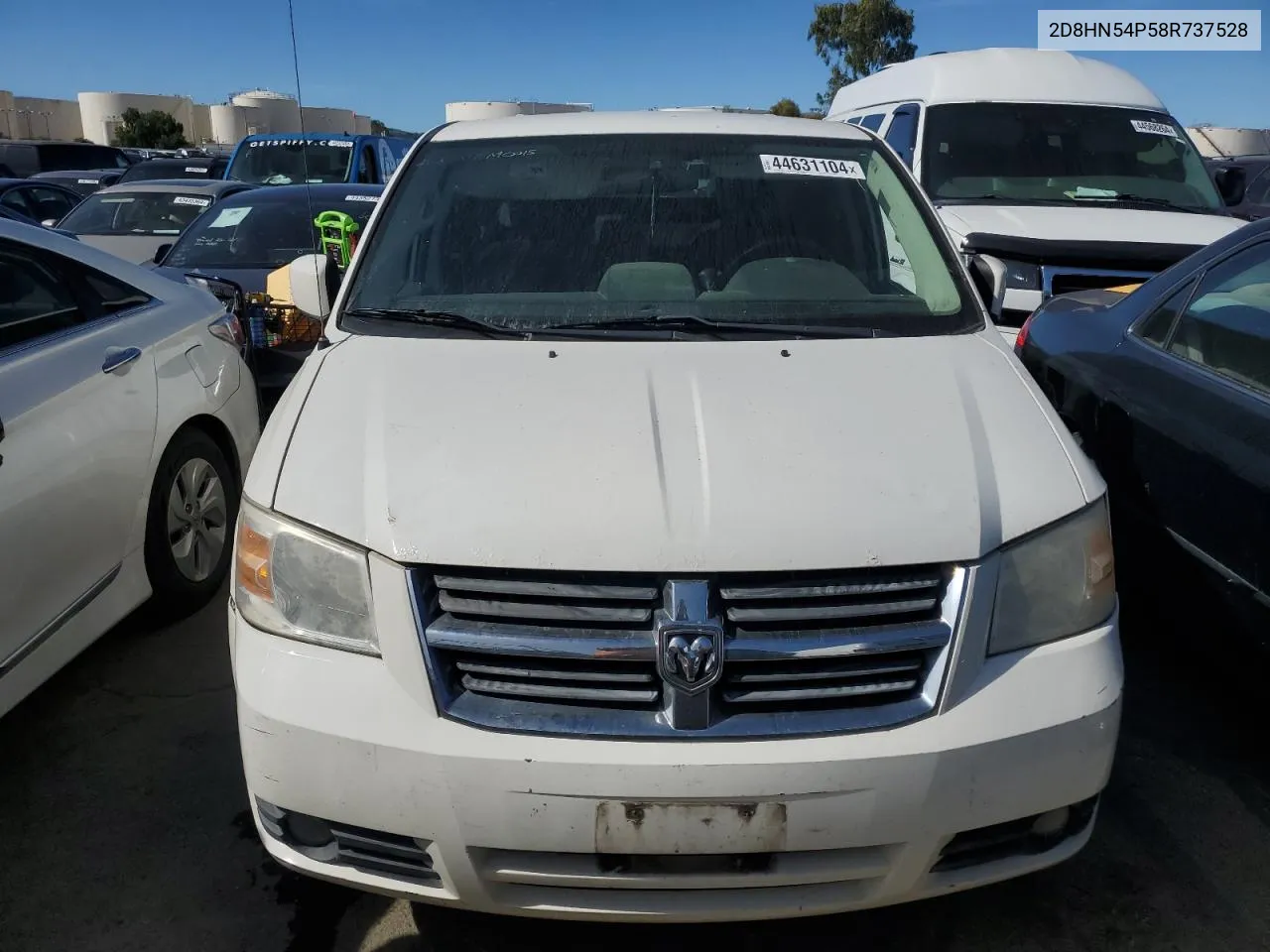 2008 Dodge Grand Caravan Sxt VIN: 2D8HN54P58R737528 Lot: 44631104