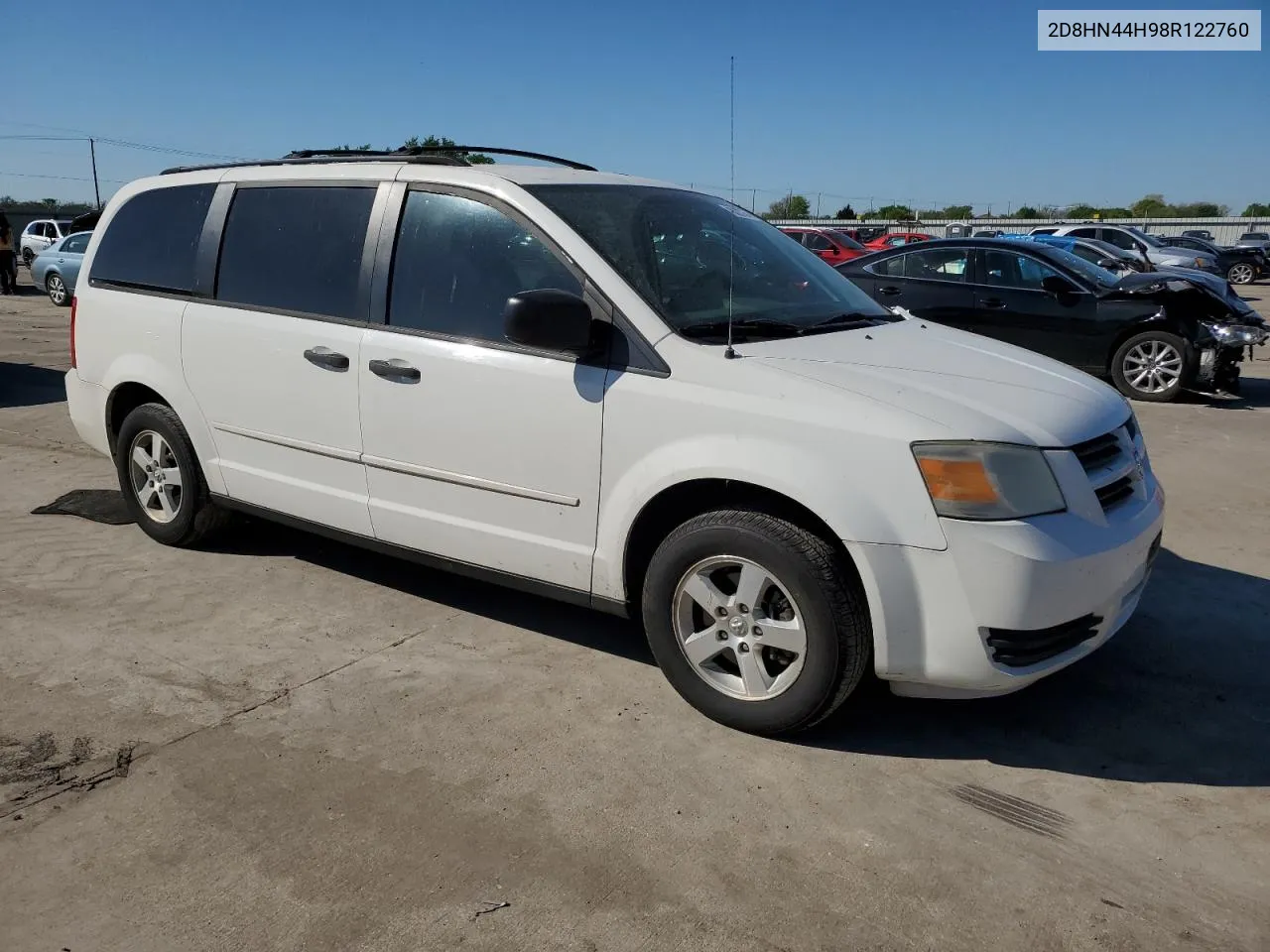 2008 Dodge Grand Caravan Se VIN: 2D8HN44H98R122760 Lot: 48023554