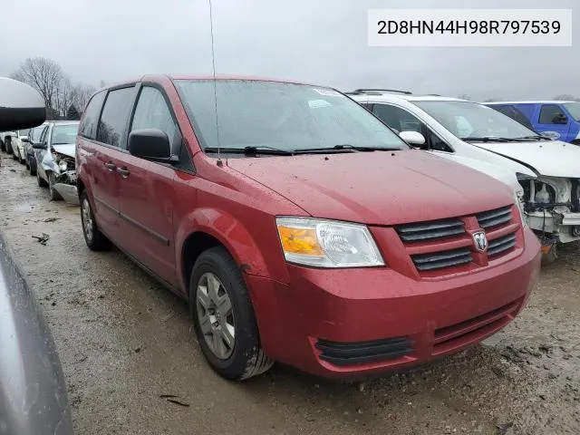 2008 Dodge Grand Caravan Se VIN: 2D8HN44H98R797539 Lot: 50604794