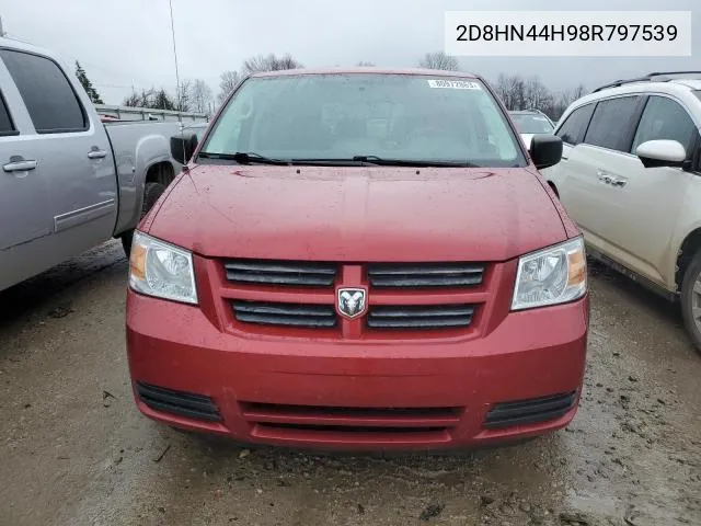 2D8HN44H98R797539 2008 Dodge Grand Caravan Se