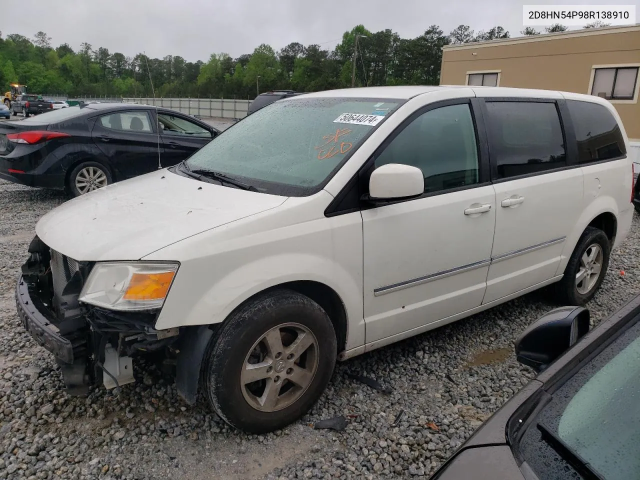 2D8HN54P98R138910 2008 Dodge Grand Caravan Sxt