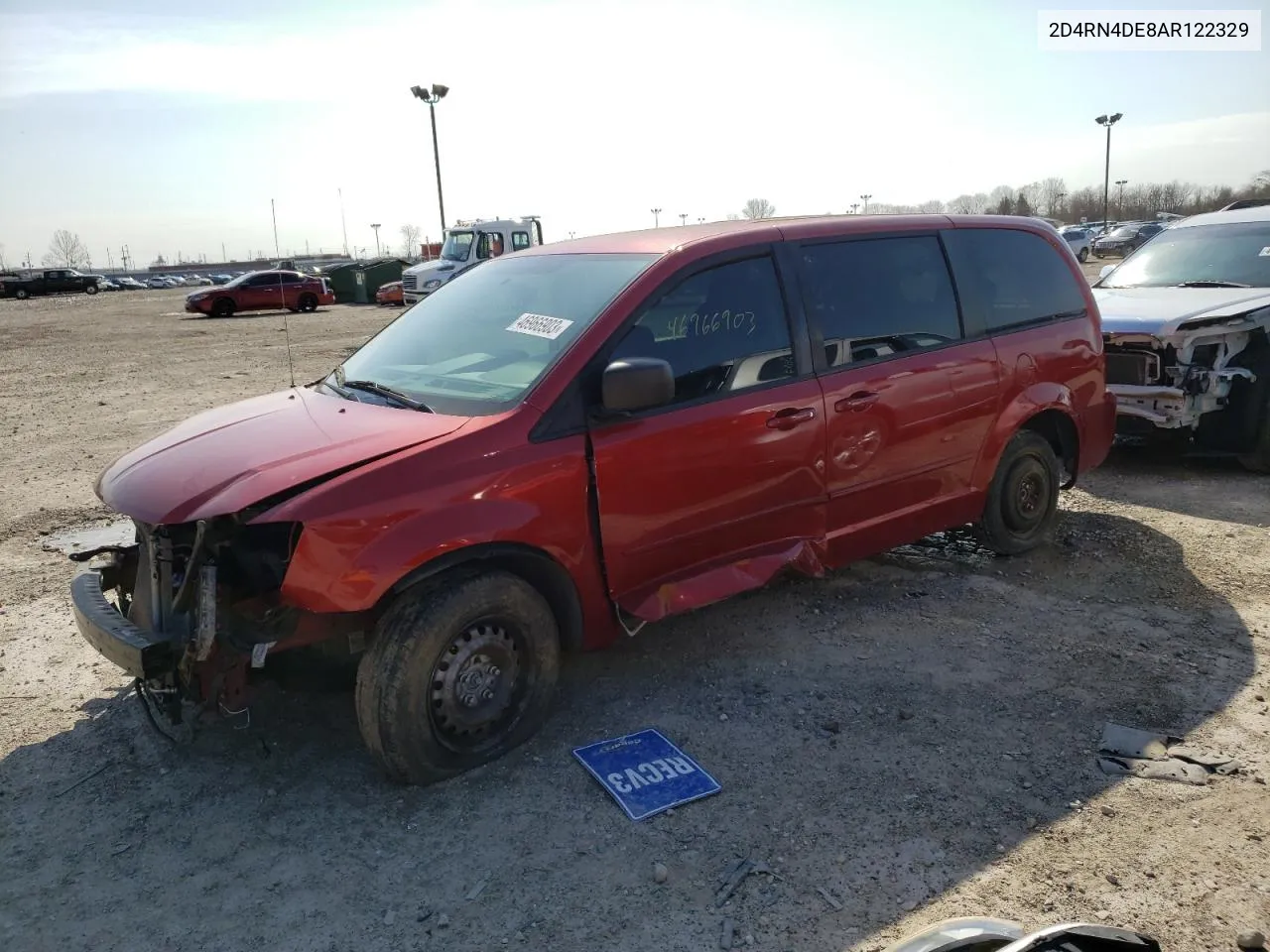 2008 Dodge Grand Caravan Se VIN: 2D4RN4DE8AR122329 Lot: 51094603