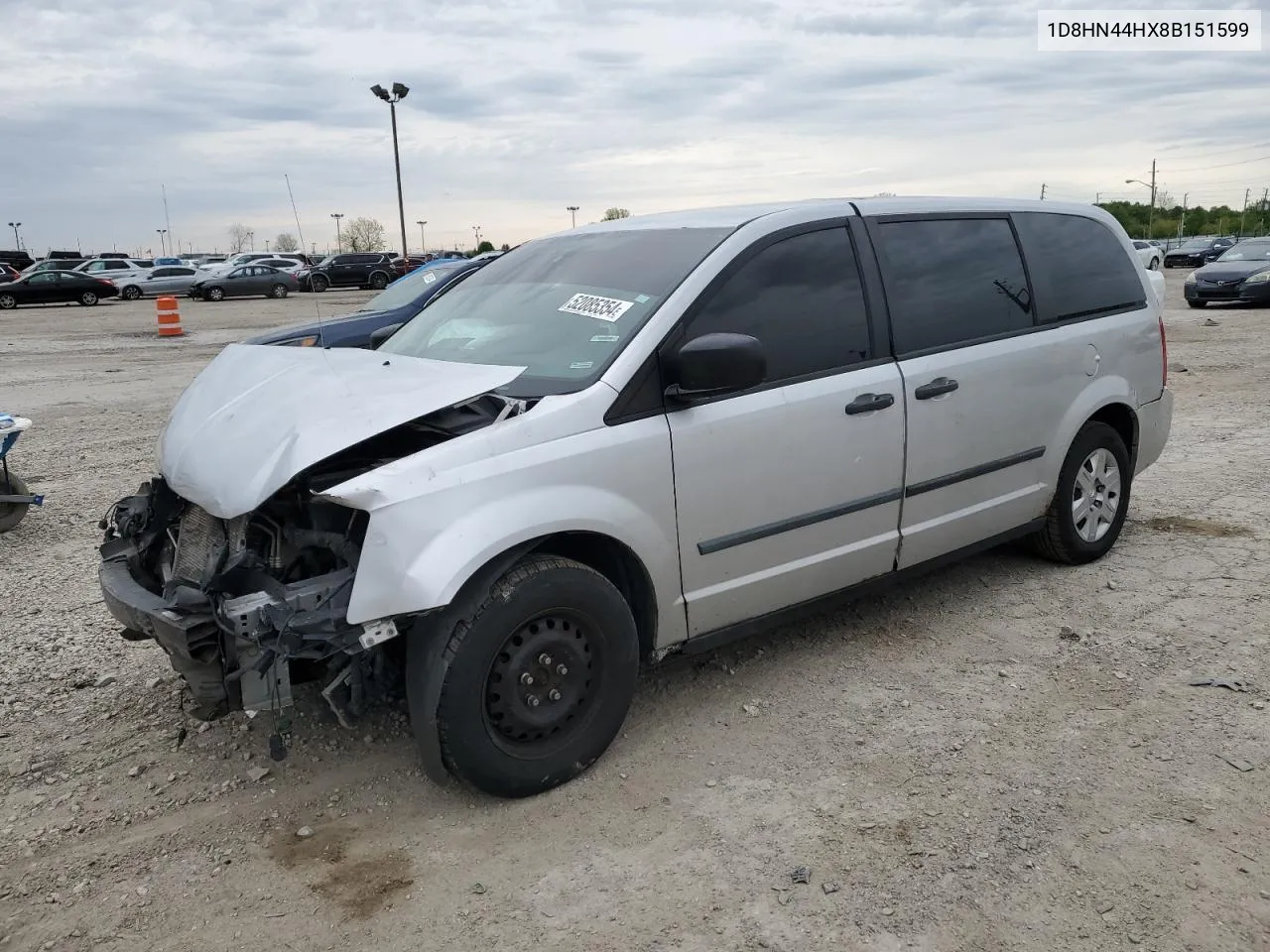 1D8HN44HX8B151599 2008 Dodge Grand Caravan Se