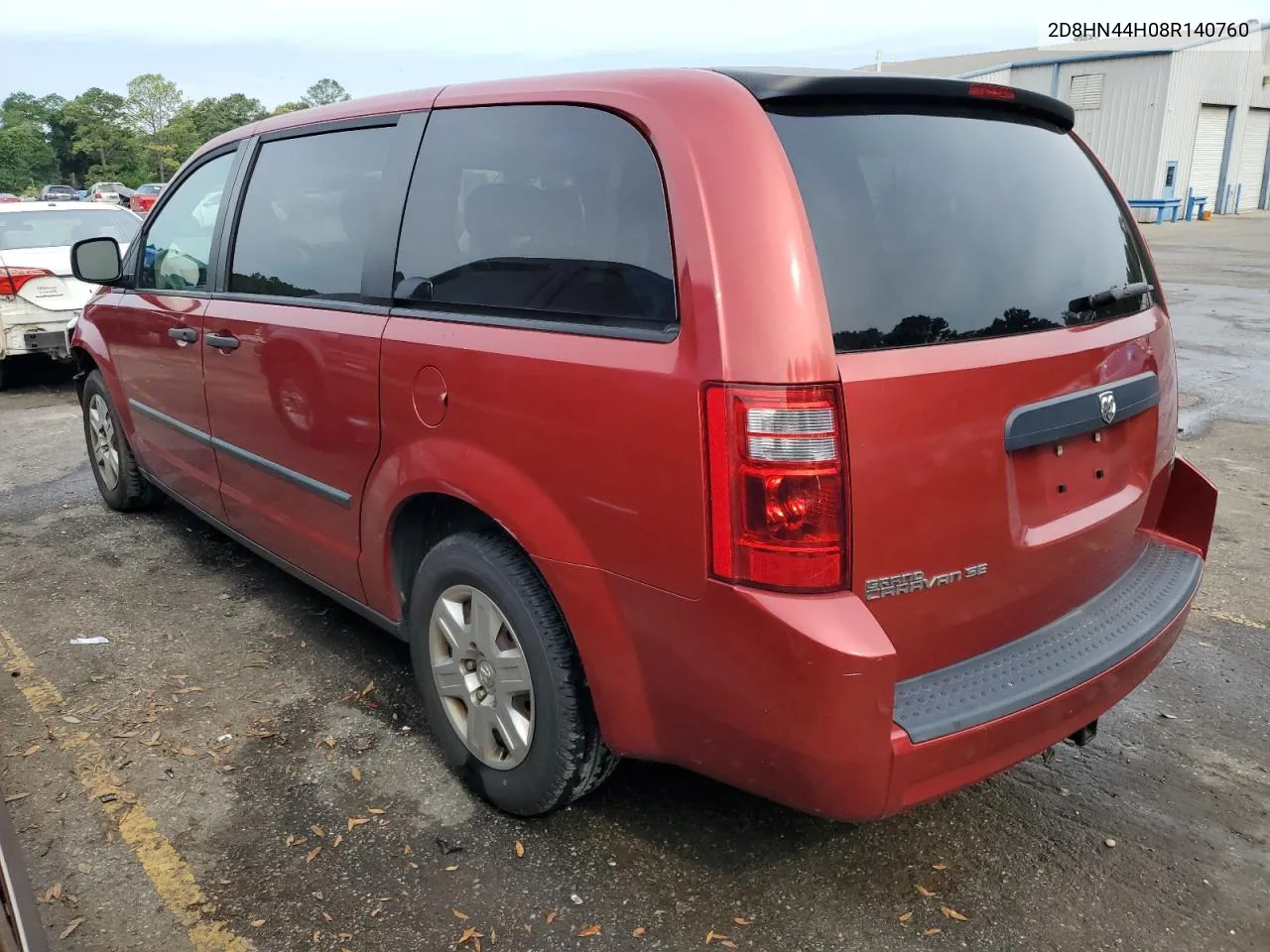 2008 Dodge Grand Caravan Se VIN: 2D8HN44H08R140760 Lot: 52338584