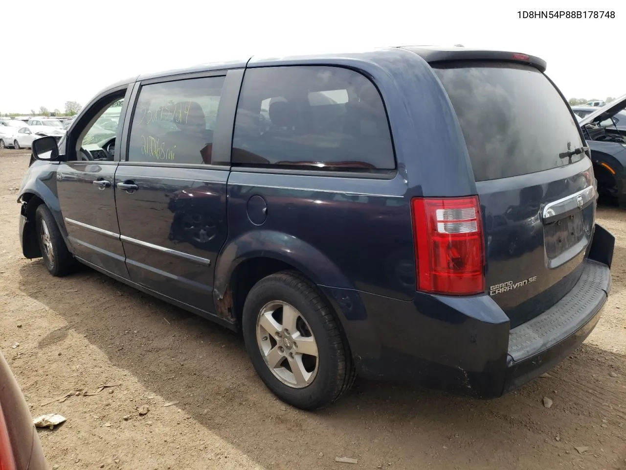 1D8HN54P88B178748 2008 Dodge Grand Caravan Sxt