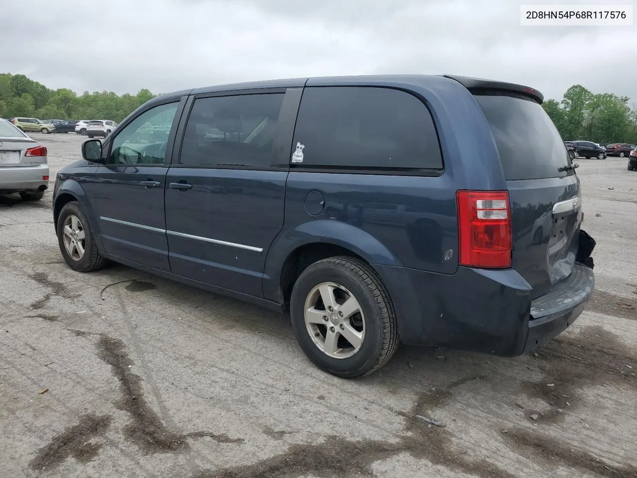 2008 Dodge Grand Caravan Sxt VIN: 2D8HN54P68R117576 Lot: 53490544