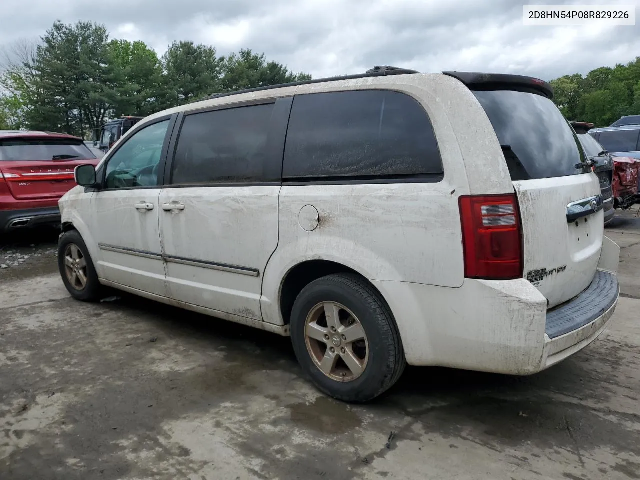 2008 Dodge Grand Caravan Sxt VIN: 2D8HN54P08R829226 Lot: 53779864